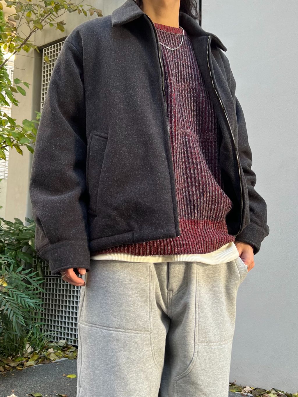 ビーバー ジップ ブルゾンのコーディネートスナップ（わたしょ