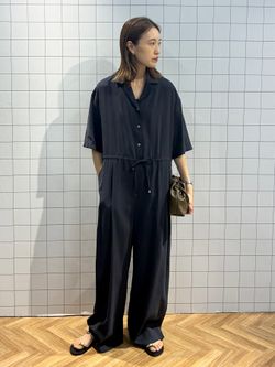 WEB限定/追加3》ハーフスリーブオールインワンのコーディネート