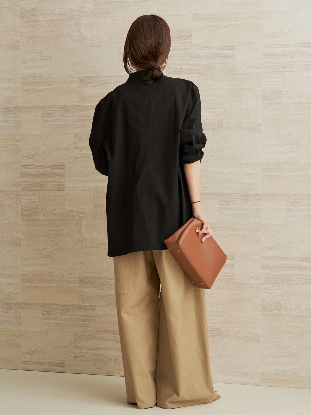 博多店・WEB限定》SEEALL / シーオール OVERSIZED SHAWL COLLAR