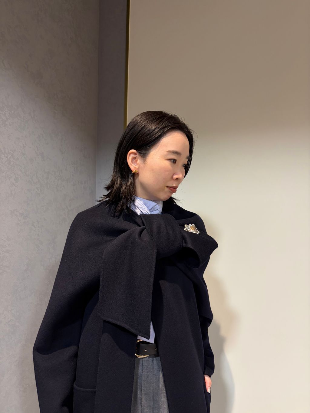 予約》Multi-Way ウールリバーコートのコーディネートスナップ（MAIKO