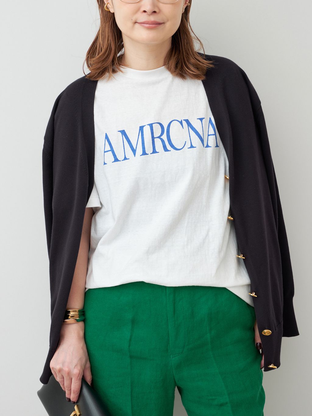 AMERICANA/アメリカーナ】AMRCNA TEEのコーディネートスナップ（MIZU
