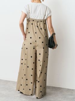 ドットサロペットのコーディネートスナップ（Moeri）｜Spick & Span
