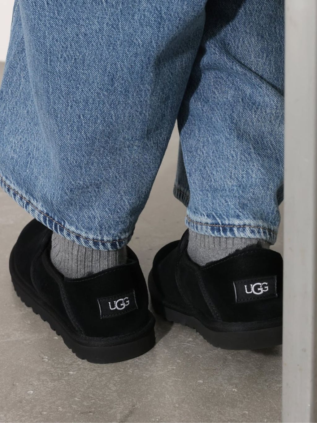 追加予約》【UGG/アグ】M KENTON：ボアシューズ 3010 BLACK/CHESTNUTの