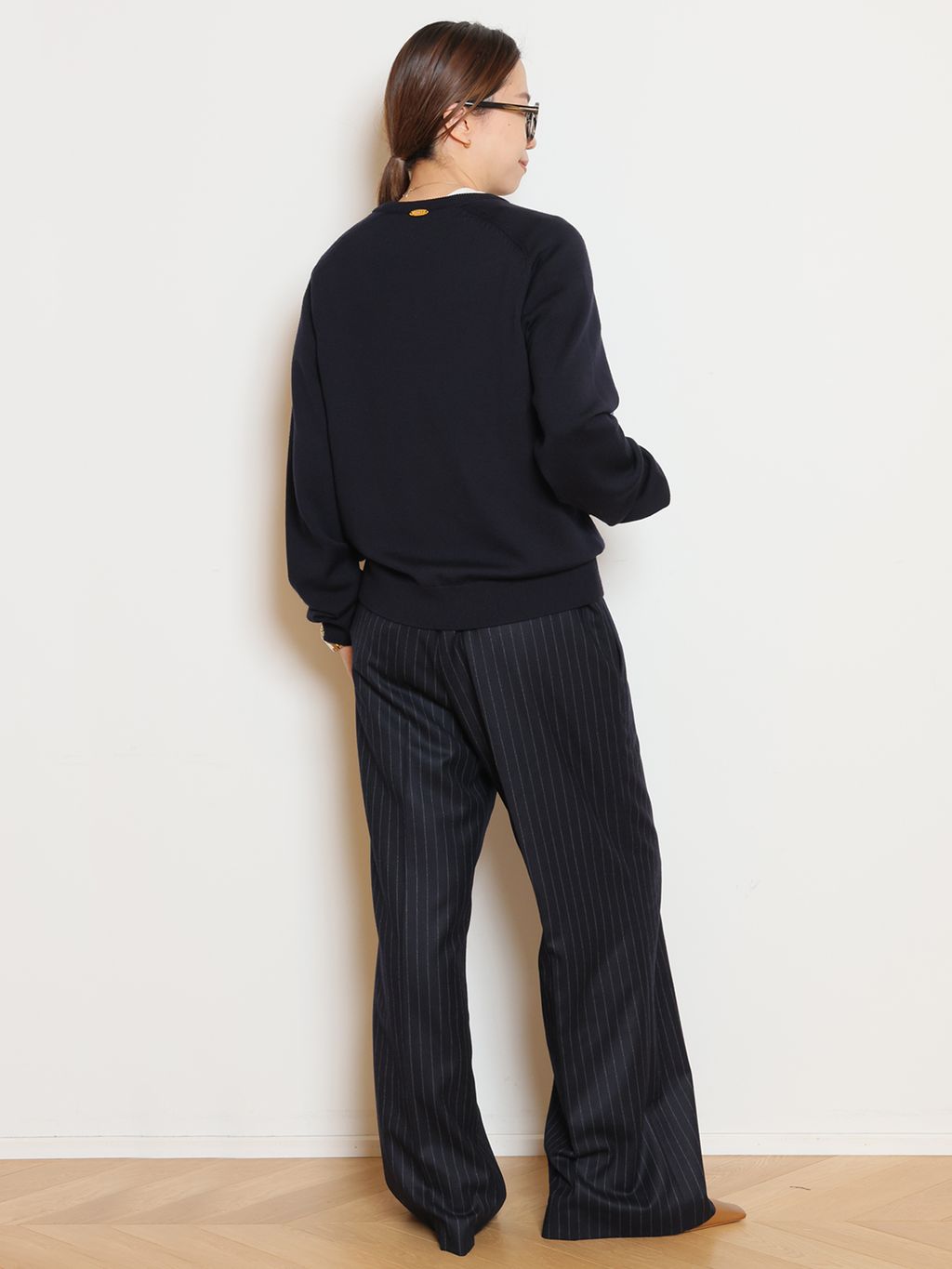 WISH クルーネックプルオーバーのコーディネートスナップ（HASE