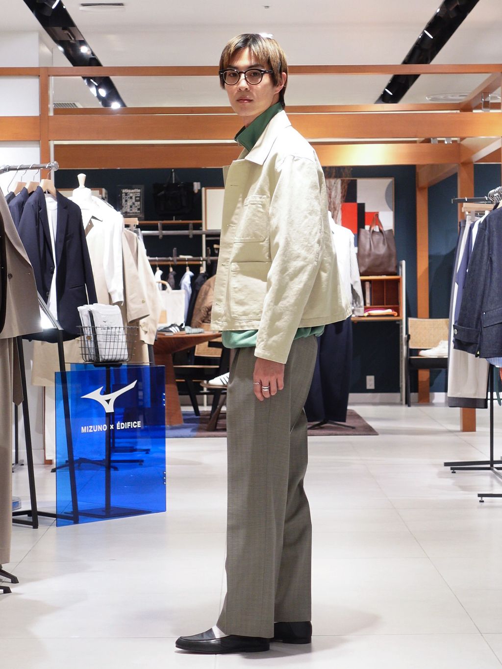 AURALEE (オーラリー) GARMENT-DYED ORGANIC COTTON HEAVY TWILL SHORT