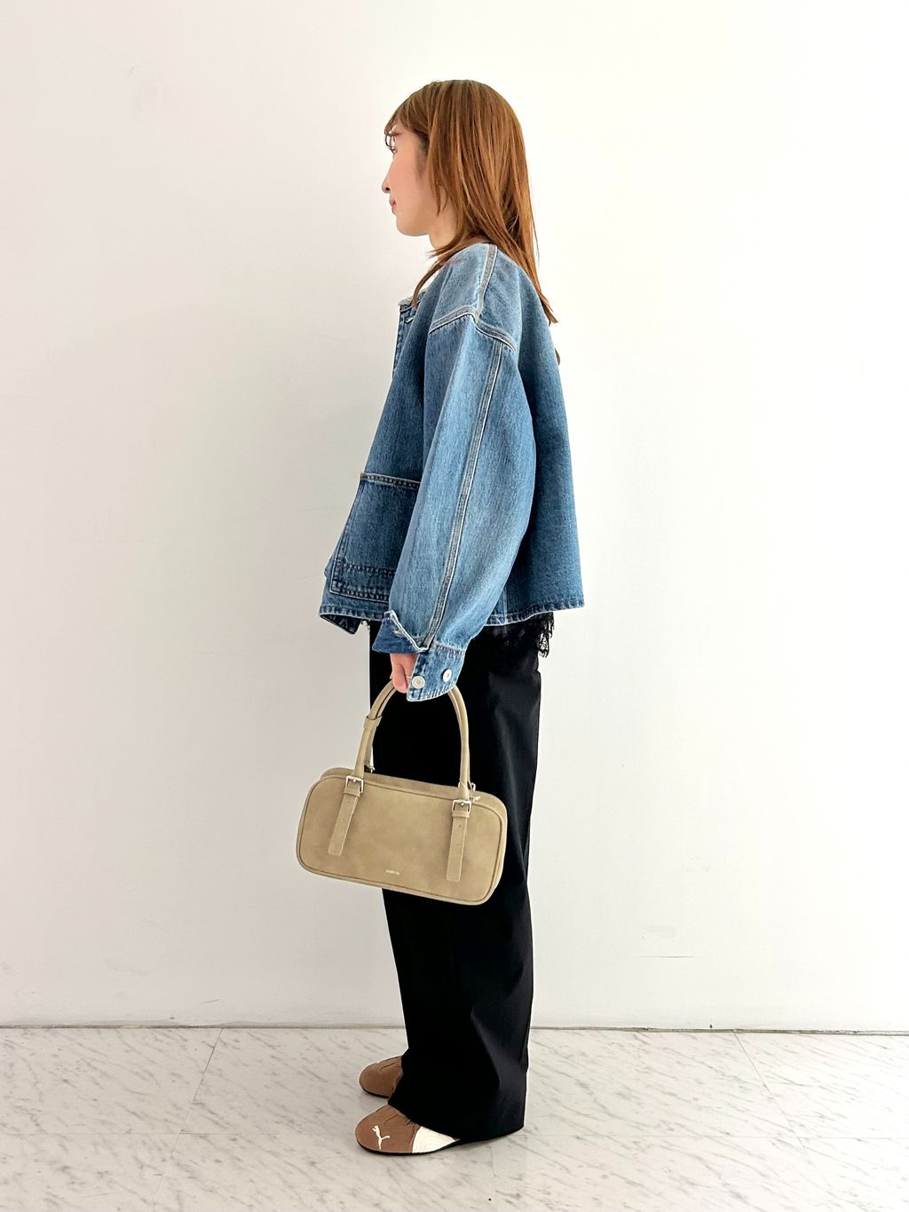 追加》ワーカーズジャケットのコーディネートスナップ（AKAMINE