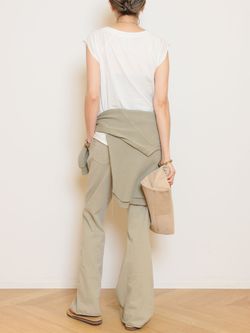 HENLY ノースリーブTシャツのコーディネートスナップ（MUSE）｜MUSE de