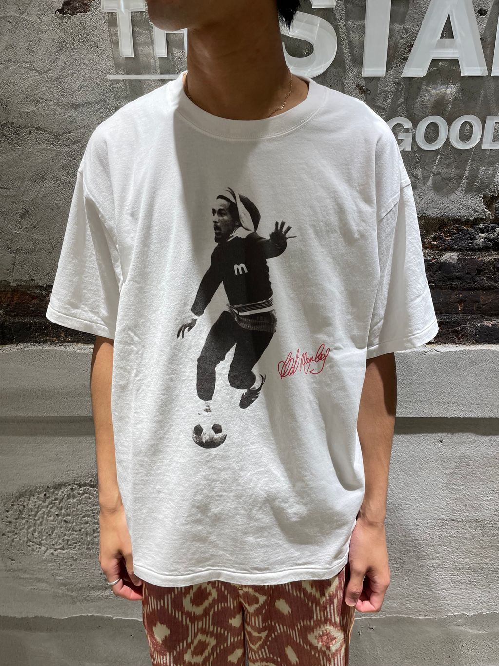 Bob Marley / ボブ・マーリー プリント Tシャツのコーディネート