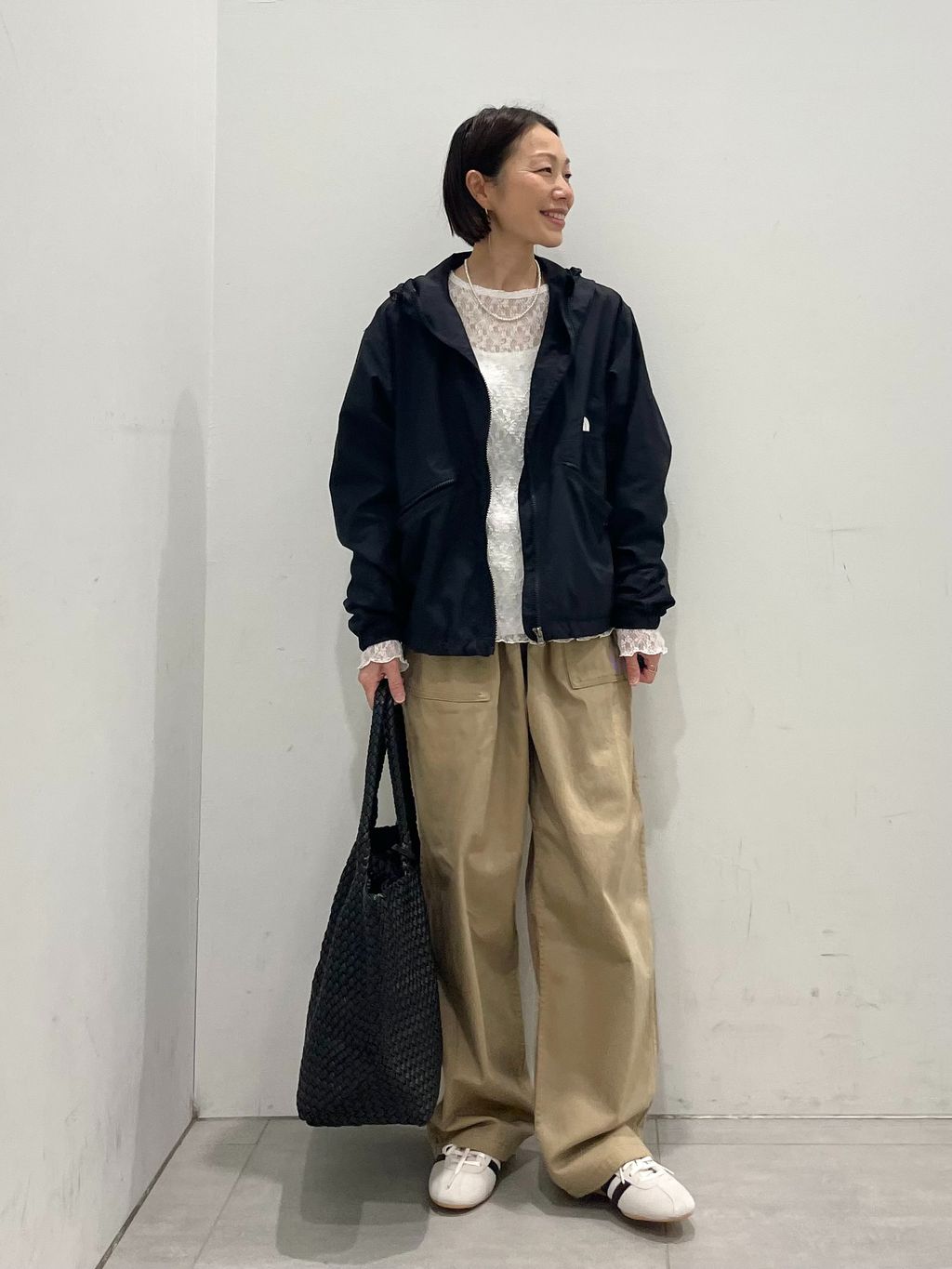 □ギャザーワイドベイカーのコーディネートスナップ（MATSU）｜JOURNAL