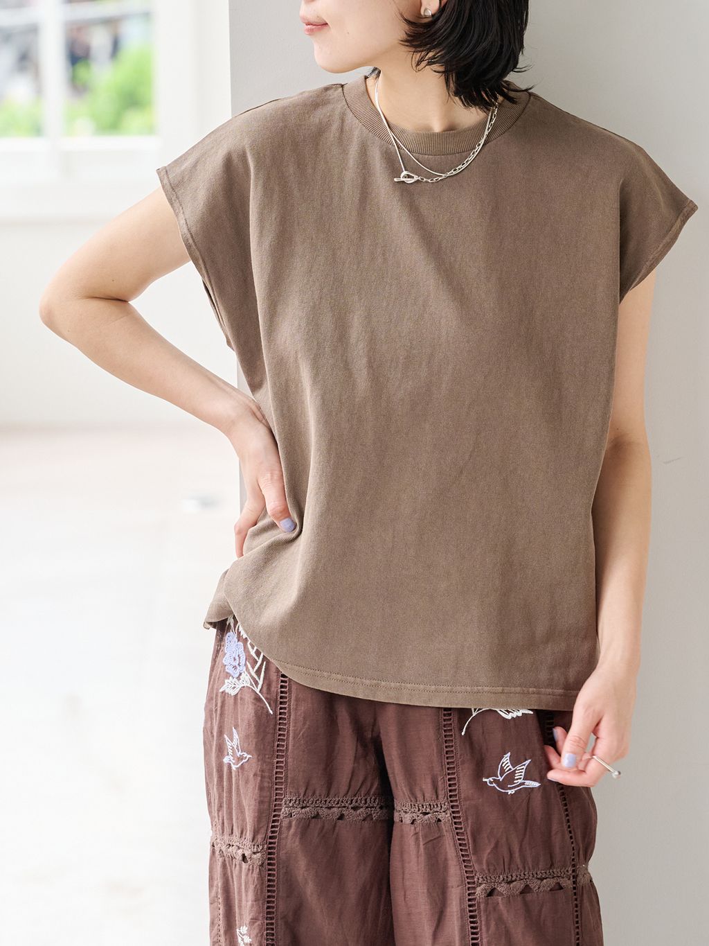 TODAYFUL Embroidery Patchwork Trousersのコーディネートスナップ