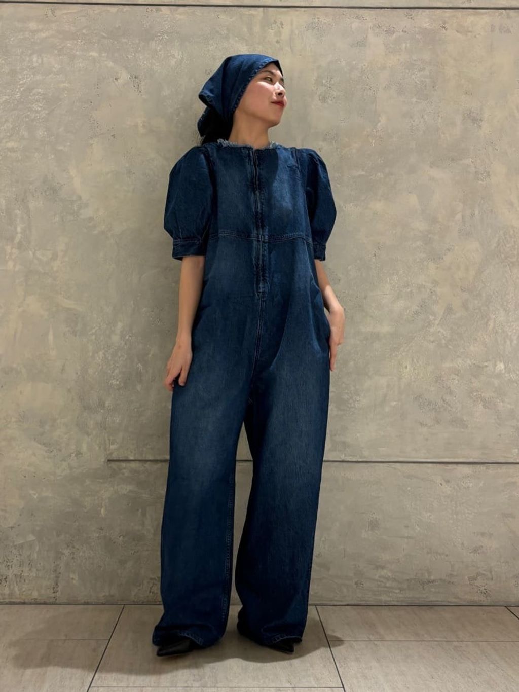 upper hights/アッパーハイツ THE M パフスリーブオールインワンの