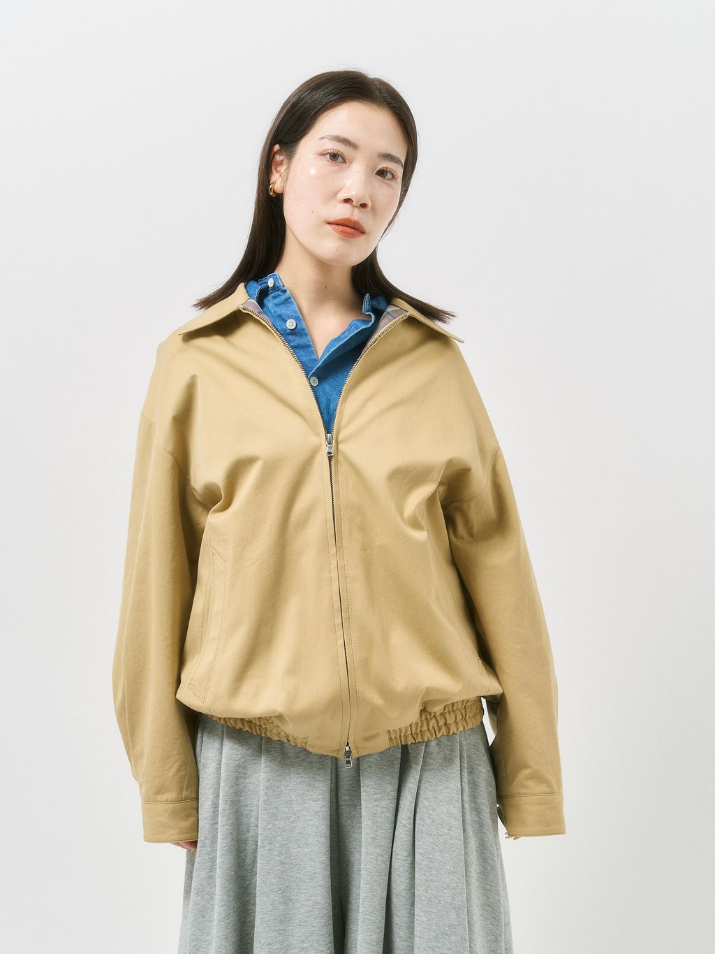 一部店舗+WEB限定》Glyph Cotton Twill Blousonのコーディネート