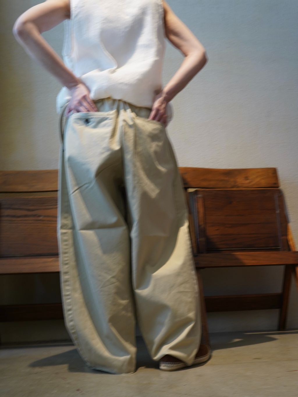追加》チノ スウィッチパンツのコーディネートスナップ（KS）｜journal