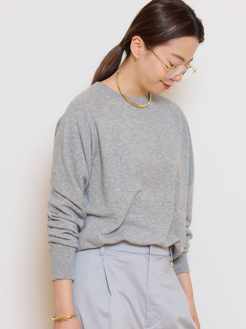 DARKPARK/ダークパーク】DANIELLE CHAIN POPELINE WIDE パンツ