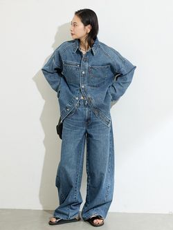 ジャーナルスタンダード　別注LEVI’S(R)TWIST SHACKET SMU 別注【LEVI'S(R)/リーバイス(R)】for JS TWIST SHACKET SMU（デニム