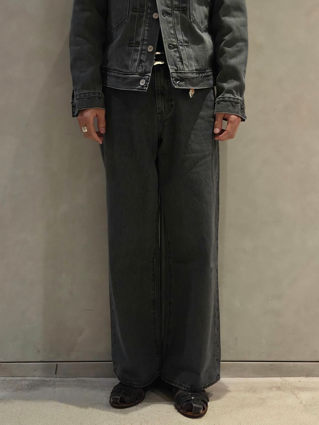 Levi's(リーバイス) 別注 2nd Type トラッカー ジャケット ASH BLACKの