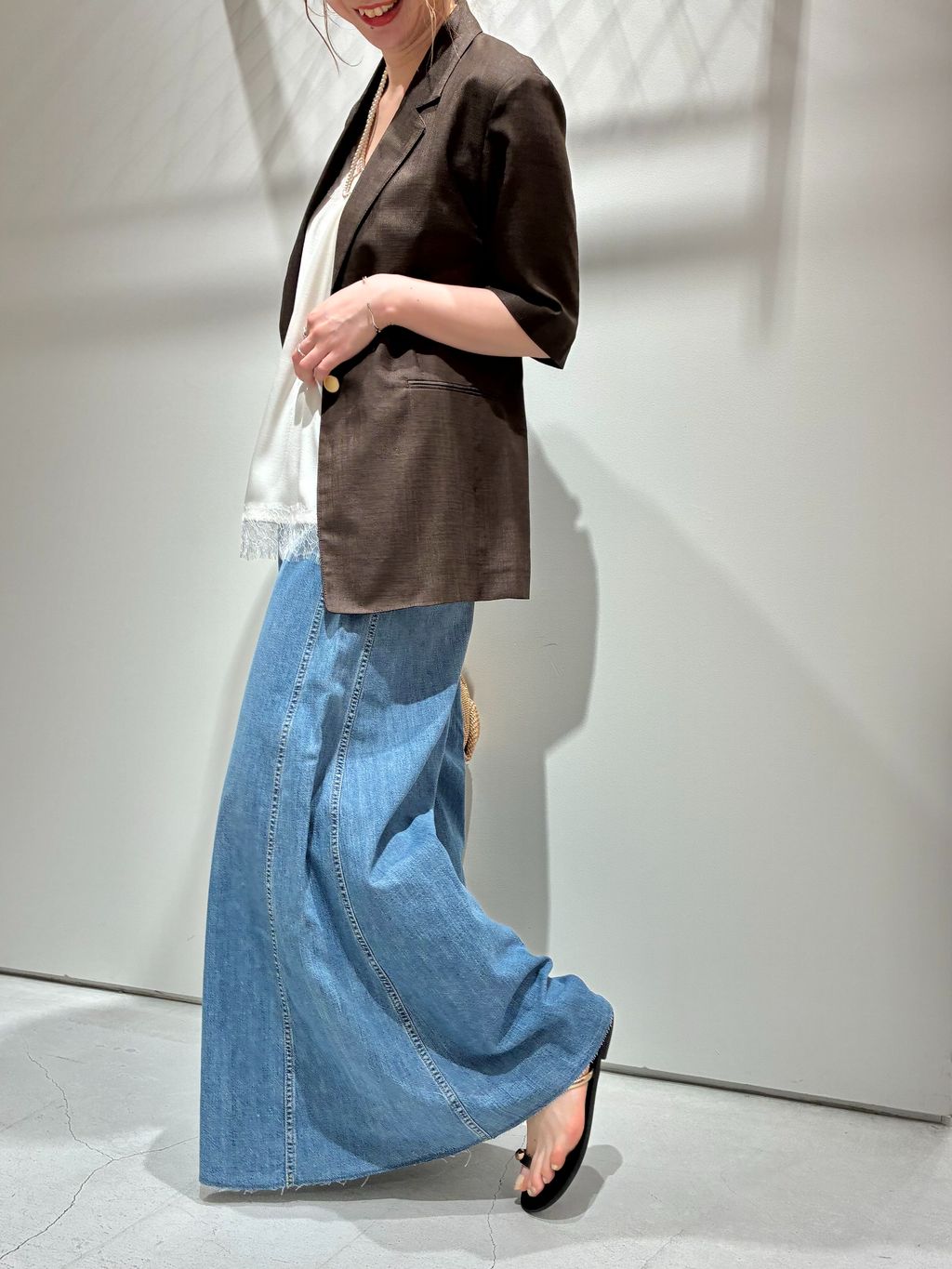 5 1/2 8oz FLARE-LINE DEIMのコーディネートスナップ（kaori）｜Spick
