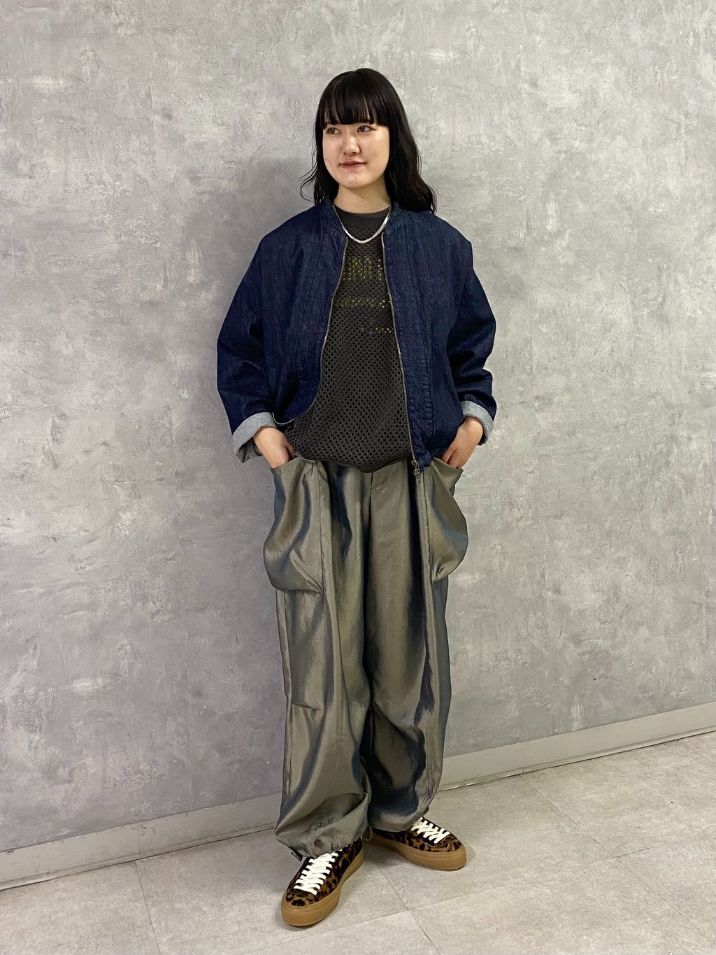 10OZデニム イージーブルゾンのコーディネートスナップ（A.S