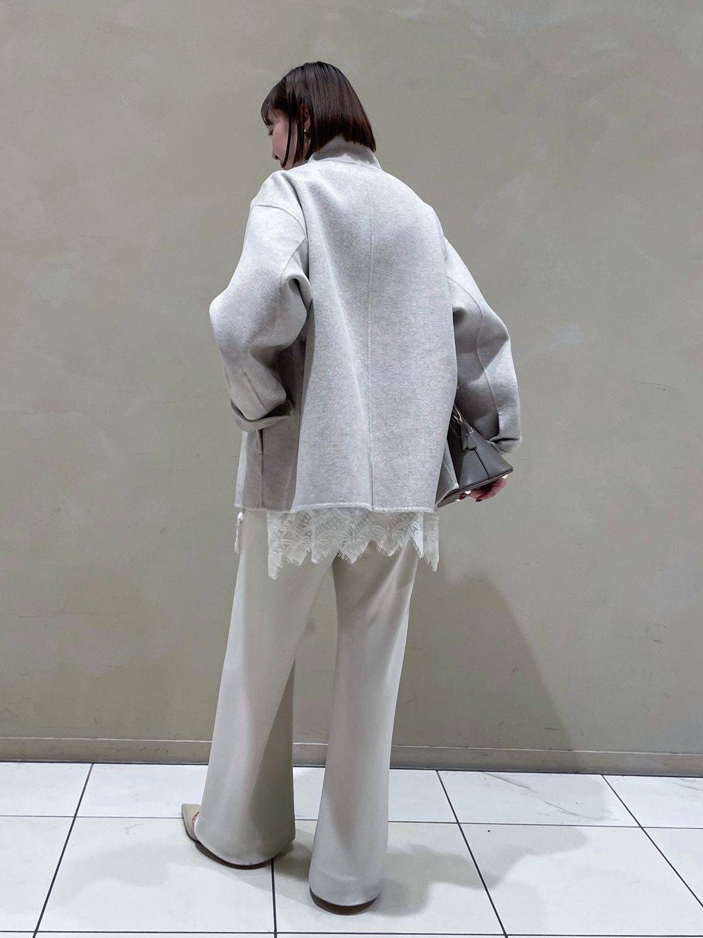 プラージュ ハミルトンワイドカラーショートコート 22AW HAMILTON PEA
