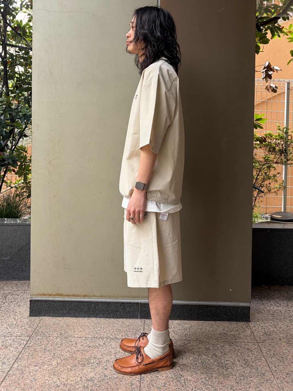 吸水速乾＆高通気性】FADE GRAPH POINT ショートパンツの