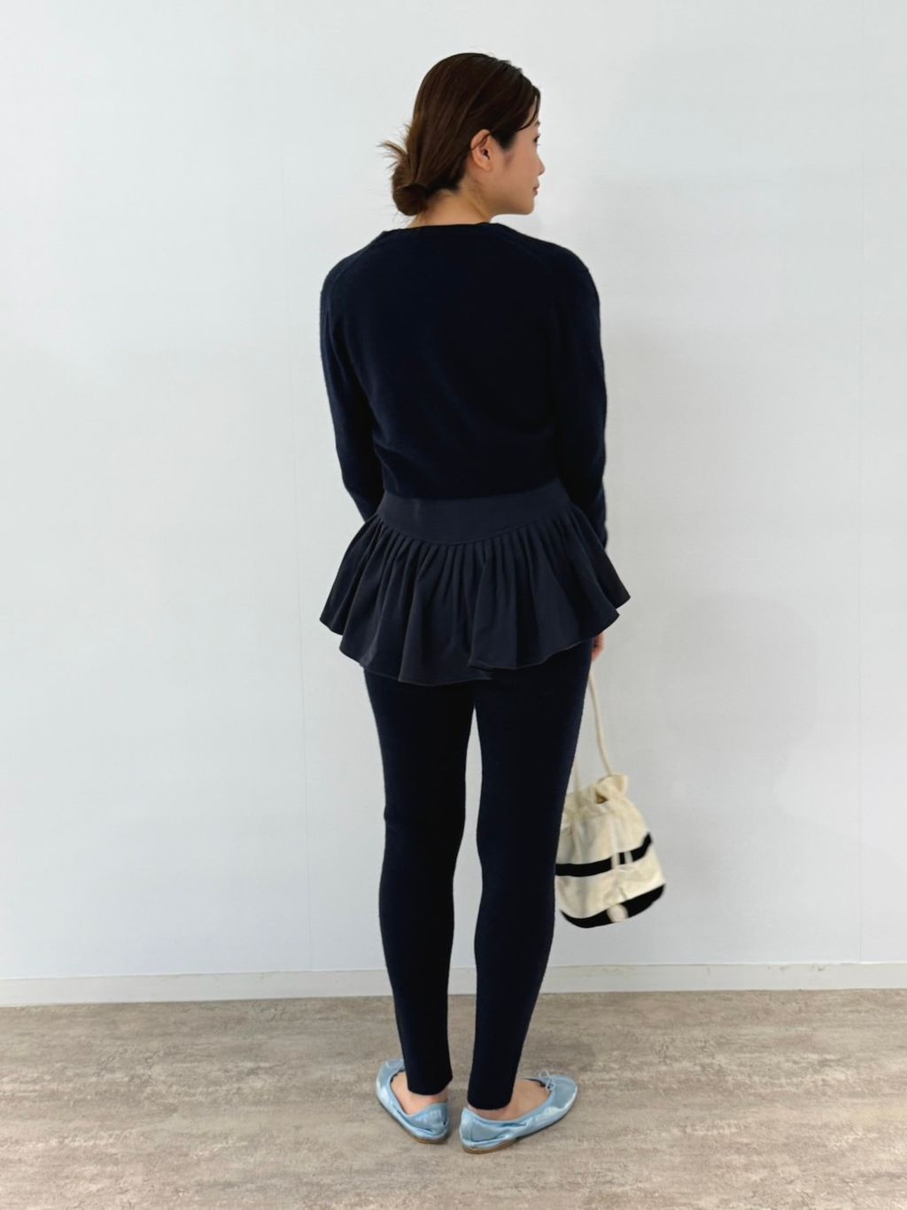 新品未使用タグ付き EDIT.FOR LULU カシミヤ レギンス カシミヤレギンスのコーディネートスナップ（emi）｜EDIT. FOR LULU