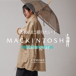 タグ付き✨MACKINTOSH 洗える 撥水 レインコート XL 雨の日に頼りたい！MACKINTOSHのレイングッズ｜JOURNAL STANDARD L