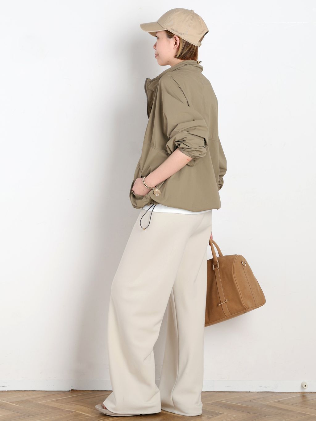 予約》【AMERICANA/アメリカーナ】別注NYLON blousonのコーディネート