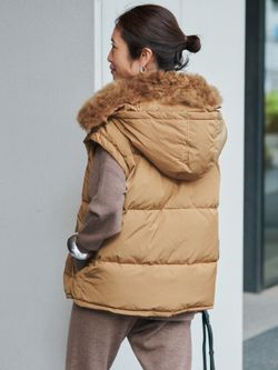 YVES SALOMON イヴ サロモン ダウンベスト 25WAG00565DOTM/VESTの