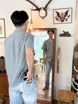 予約》《大型家具》TRESTLES STYLE MIRROR トラッセル ミラーの