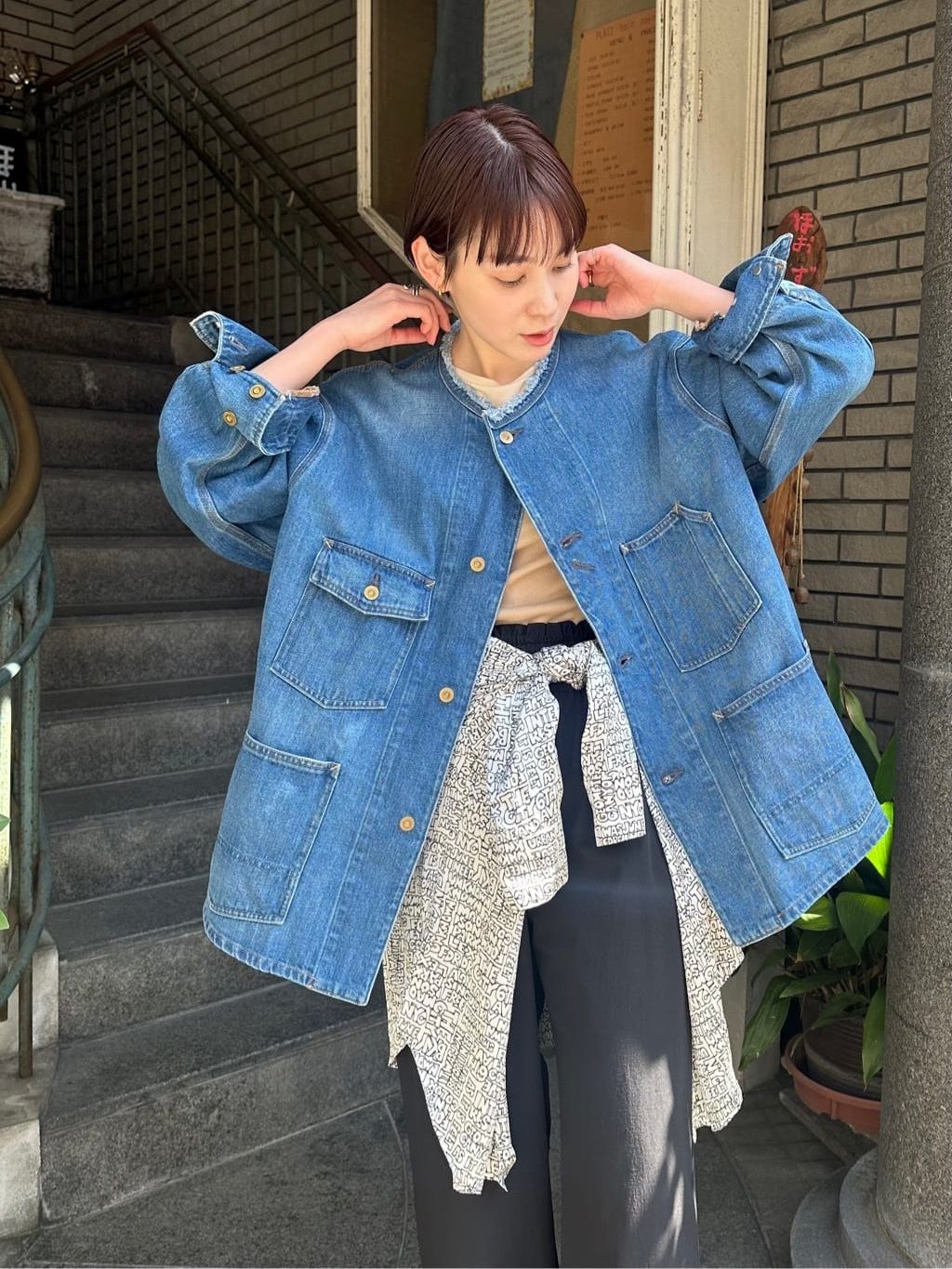 追加2》デニムカバーオールのコーディネートスナップ（RIKA）｜JOURNAL