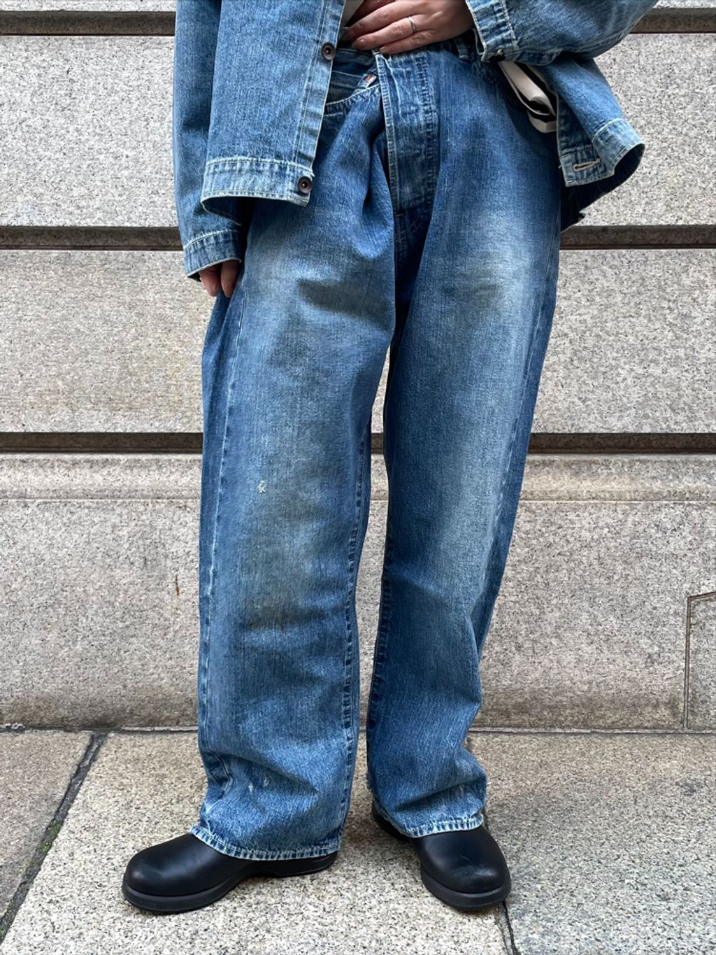 chimala】for luxe DENIM SHIRT JACKET（045）のコーディネート