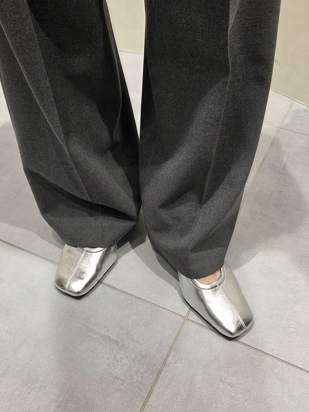 追加》フォックスウールミックスロングリブタートルプルオーバーの