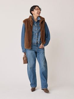Levi's/リーバイス SLOBE別注 BALLOON SLEEVE TRACKER デニム