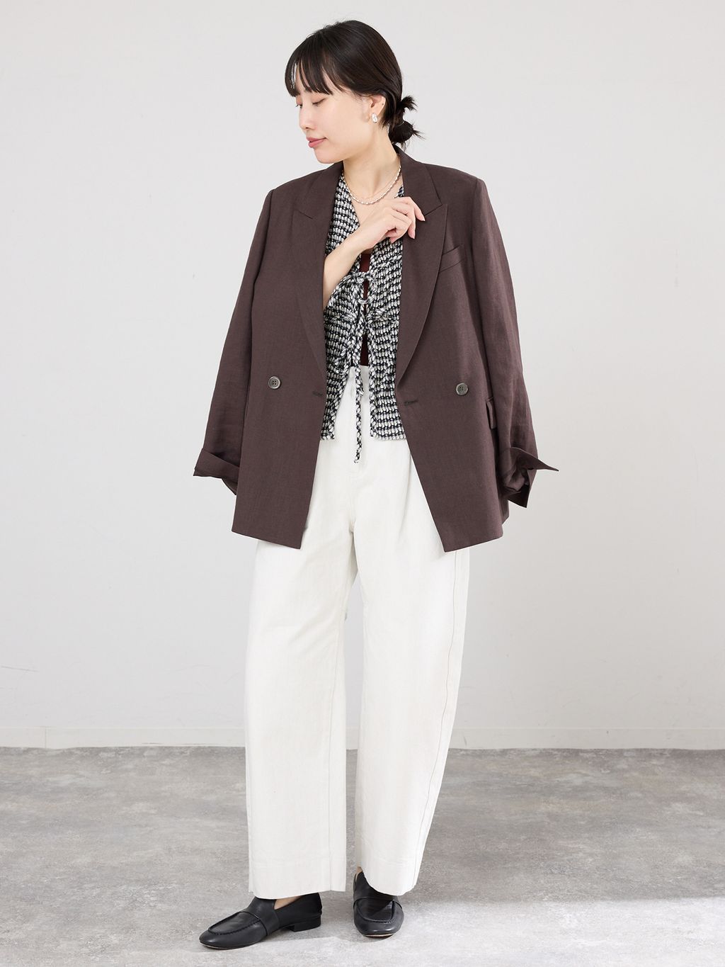 26SS予約　イエナ　PALIT/パリット JULIA BLOUSE ブラウス PALIT/パリット JULIA BLOUSE ブラウス 61OT23のコーディネート