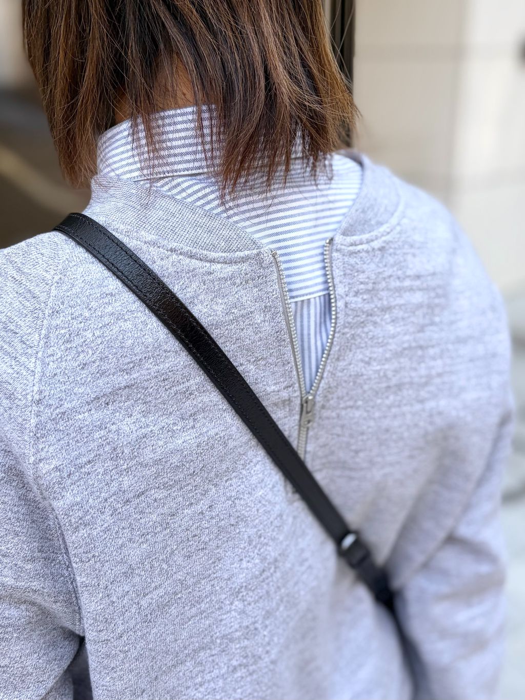 AMERICANA/アメリカーナ】 BACK ZIP SWEATのコーディネートスナップ