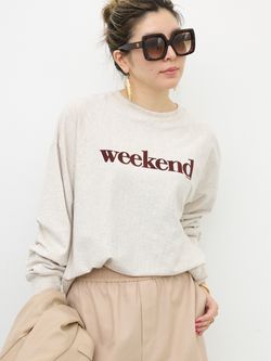 AMERICANA/アメリカーナ】 WEEKEND LONG SLEEVE TEEのコーディネート