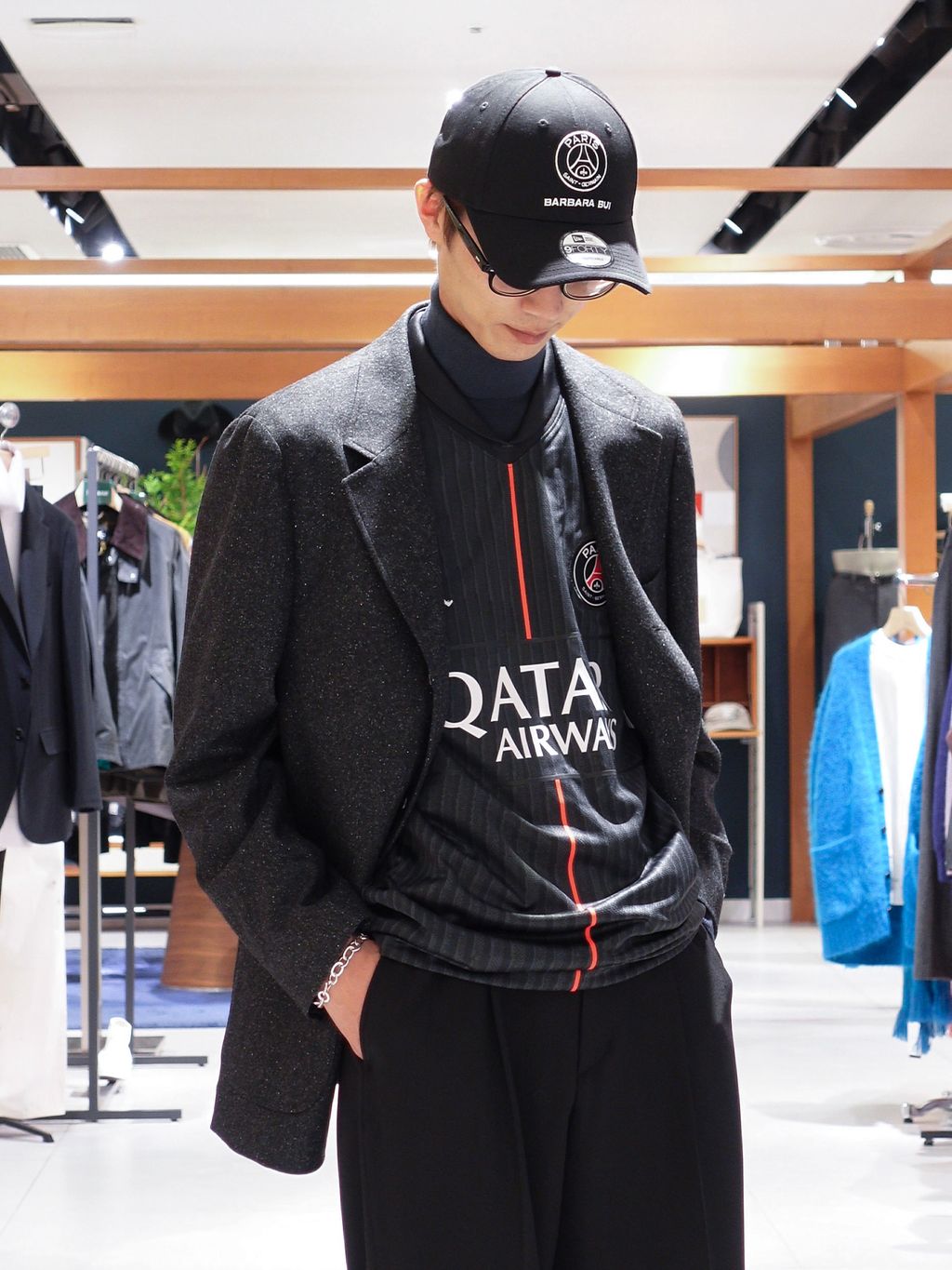 最終値下げPSG 東京刺繍 スタジアムジャケット ブラック 最終値下げPSG 東京刺繍 スタジアムジャケット ブラック