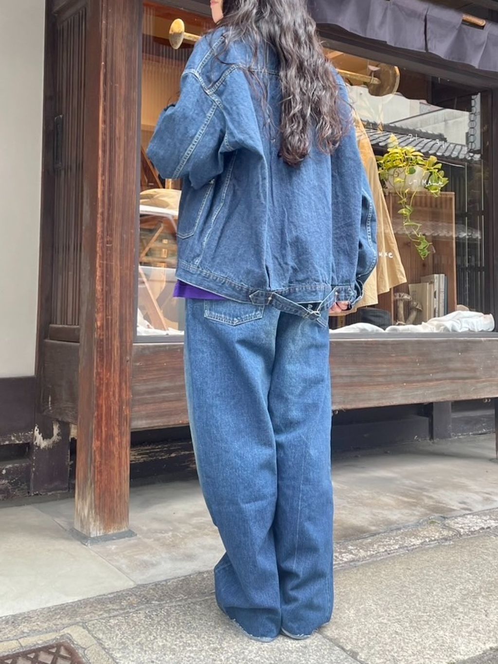 chimala】SELVEDGE DENIM SHORT JACKETのコーディネートスナップ（A.Y