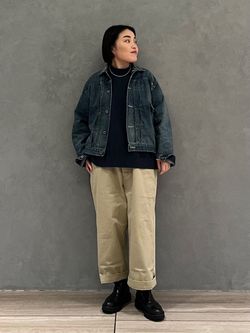 chimala/チマラ】 UNISEX CROPPED CHINOのコーディネートスナップ（MM