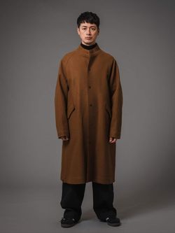 CONFFECT EDIFICE KNIT MELTON COATのコーディネートスナップ（EDIFICE