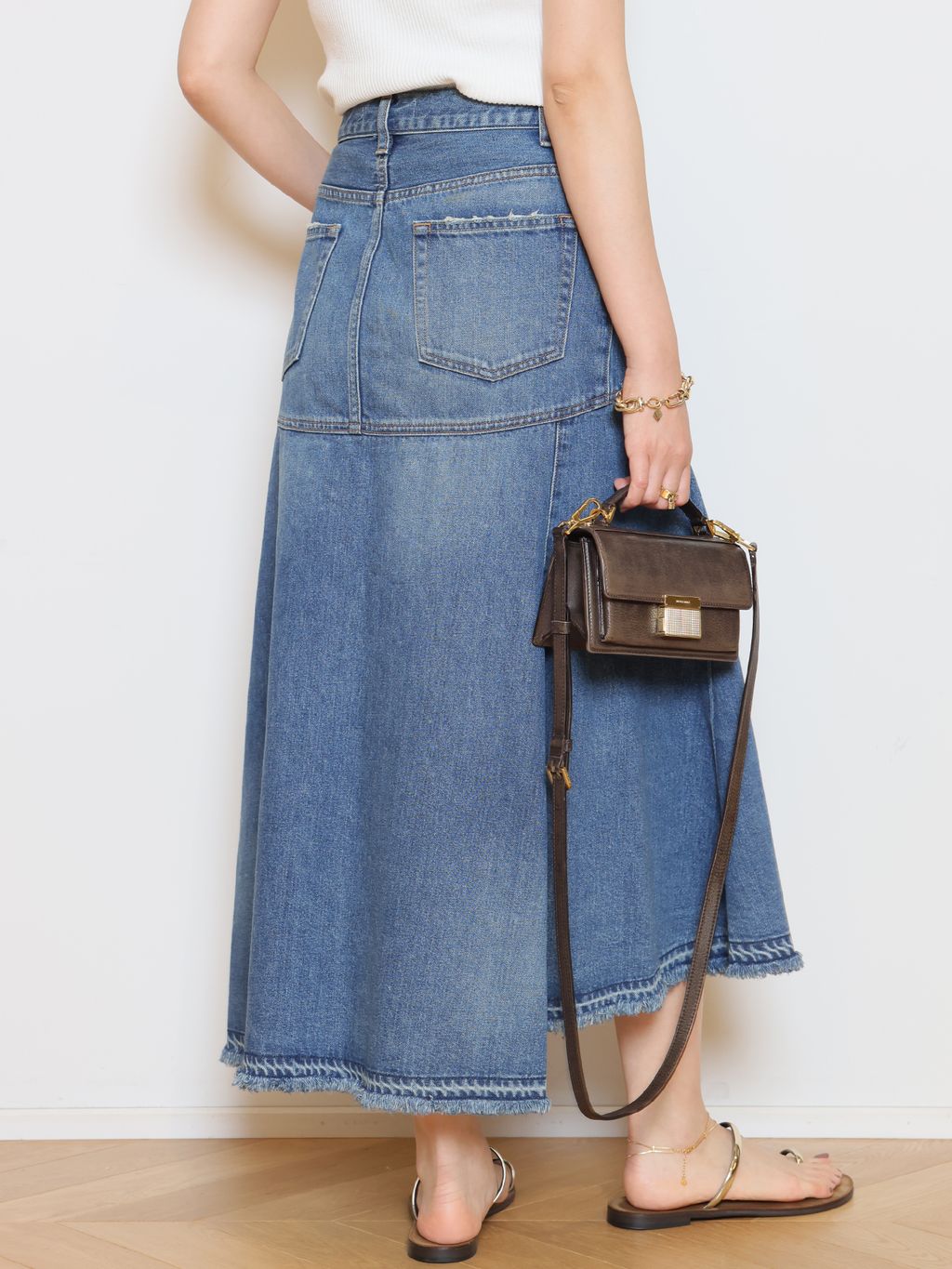 JOHNBULL/ジョンブル】DENIM スカートのコーディネートスナップ（HASE