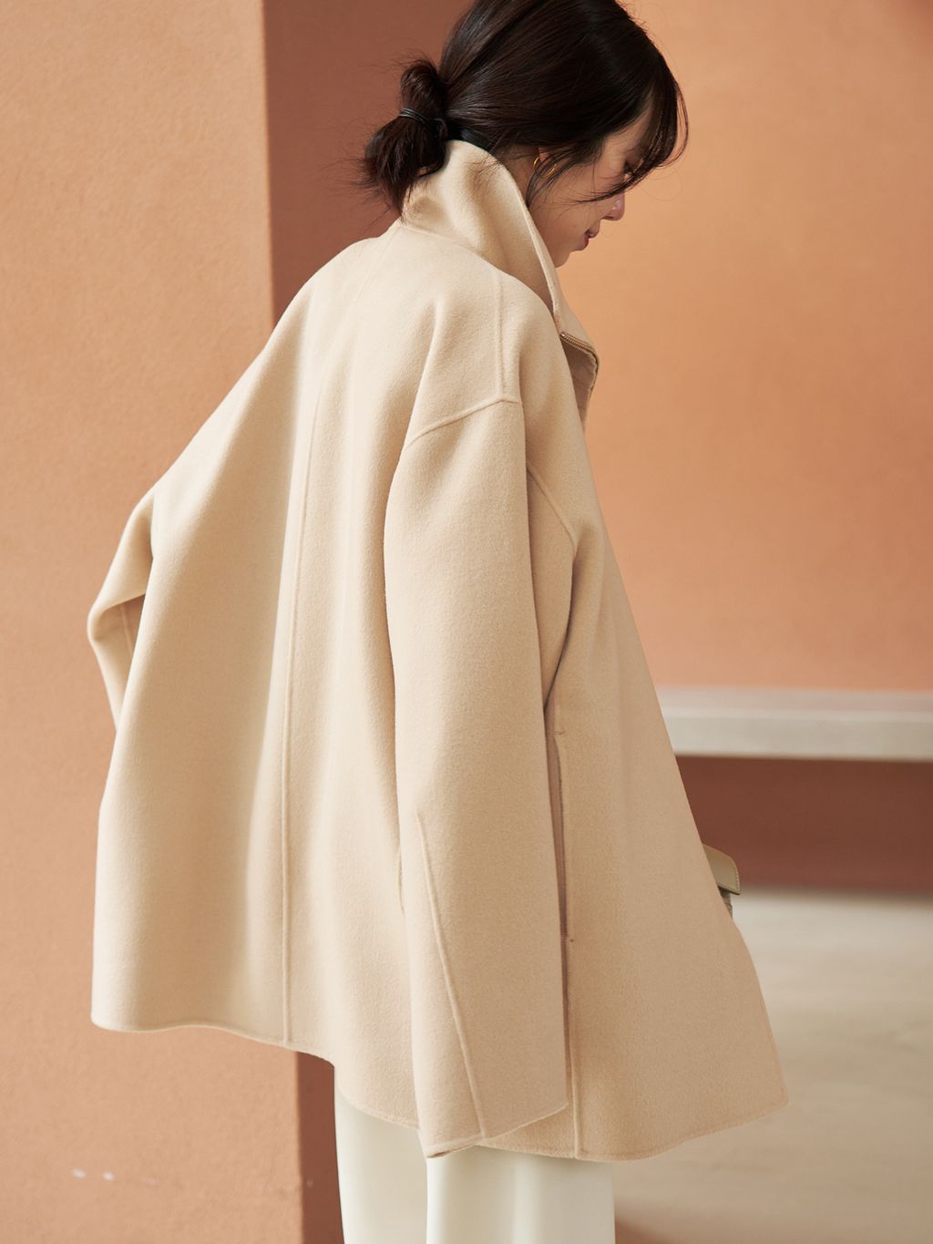 予約》Shaggy fur カーディガンのコーディネートスナップ（Mayu
