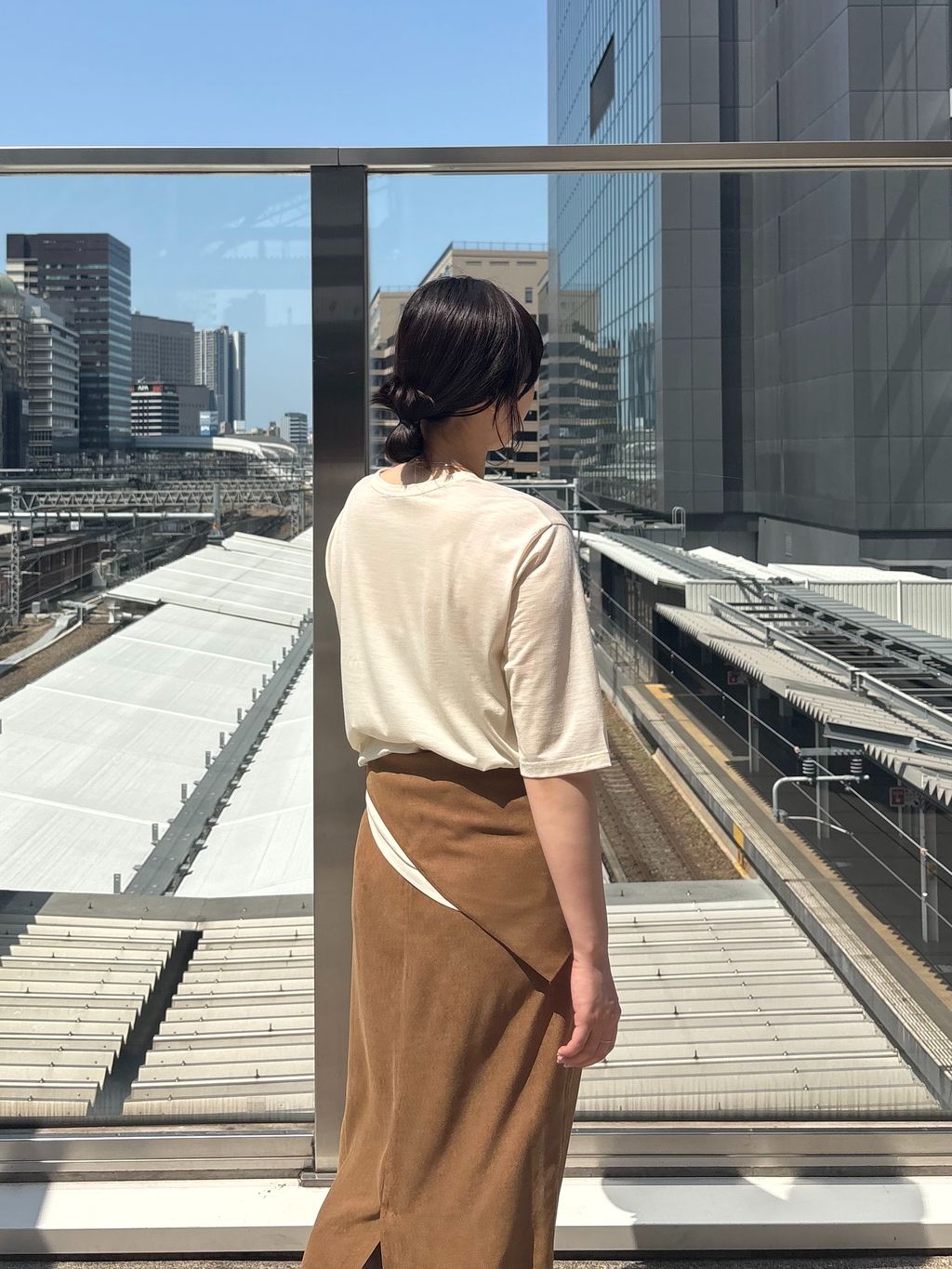 toropical jersey Tシャツのコーディネートスナップ（chika）｜Plage