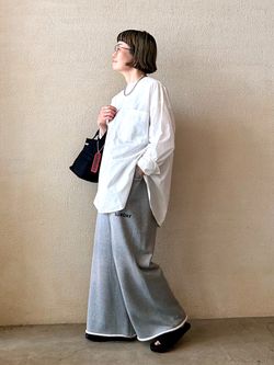 予約》SUNDAY スウェットパンツのコーディネートスナップ（E.O