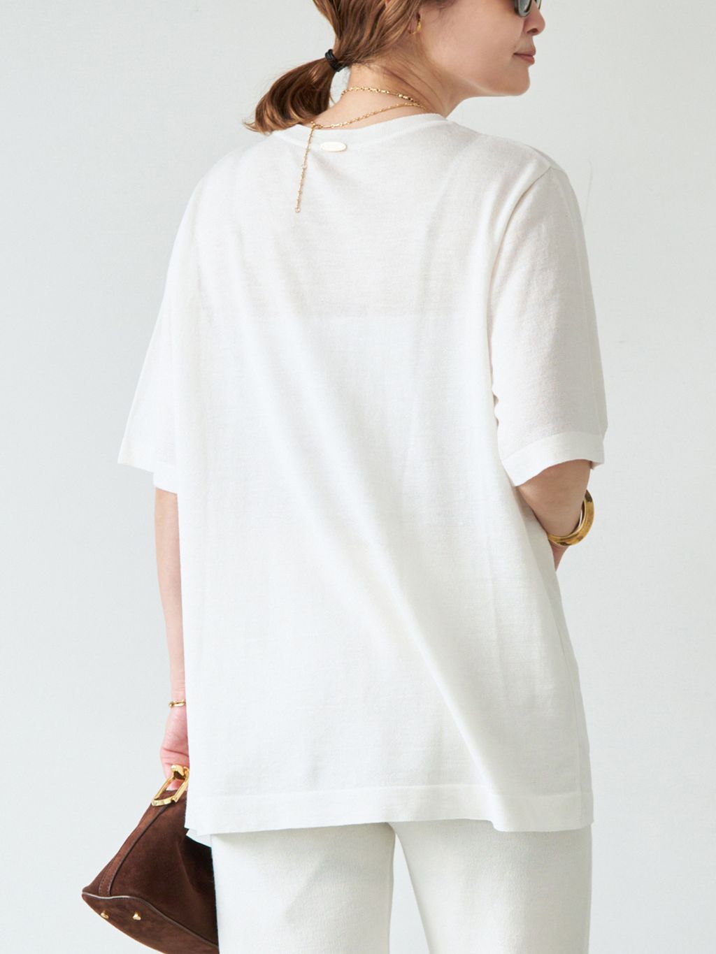 URBAN クルーネック Tシャツのコーディネートスナップ（MIZU