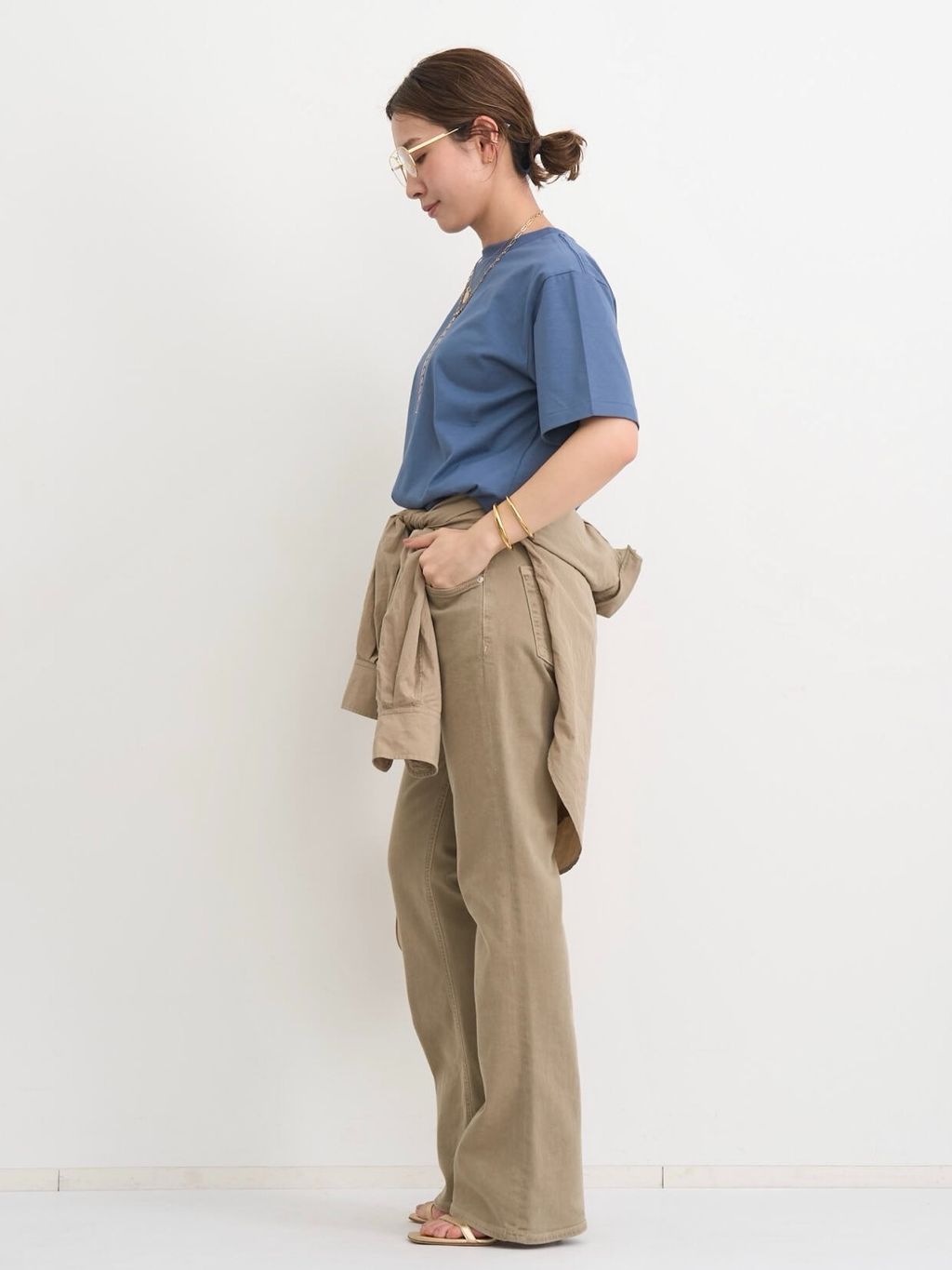 Washed Relax Shirtsのコーディネートスナップ（PR Sasaki）｜L