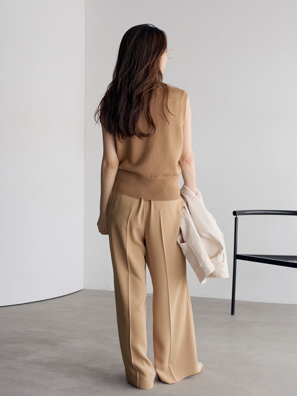 2Way Knit ベストのコーディネートスナップ（Nene）｜Plage
