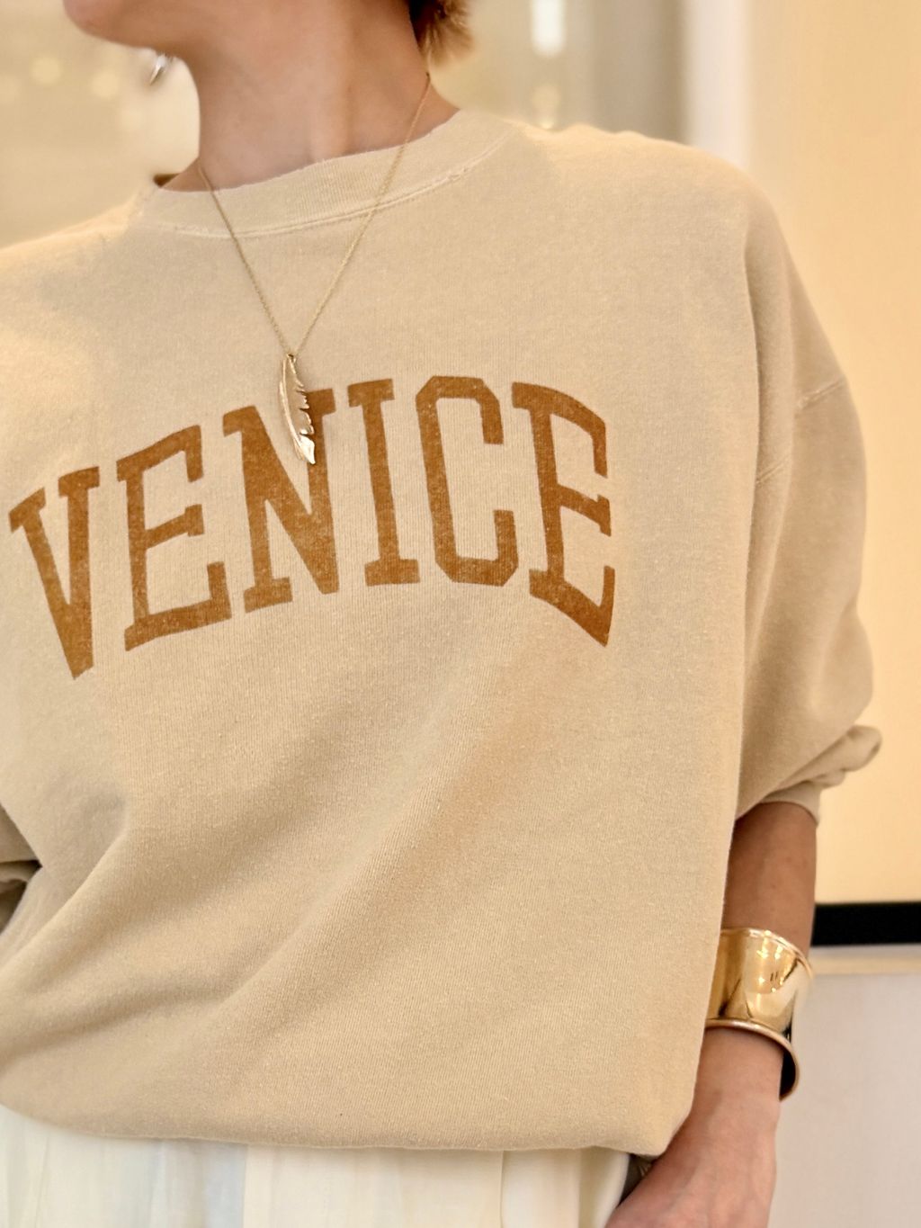 REMI RELIEF/レミ レリーフ】 NEW CREW NECK SWEATのコーディネート