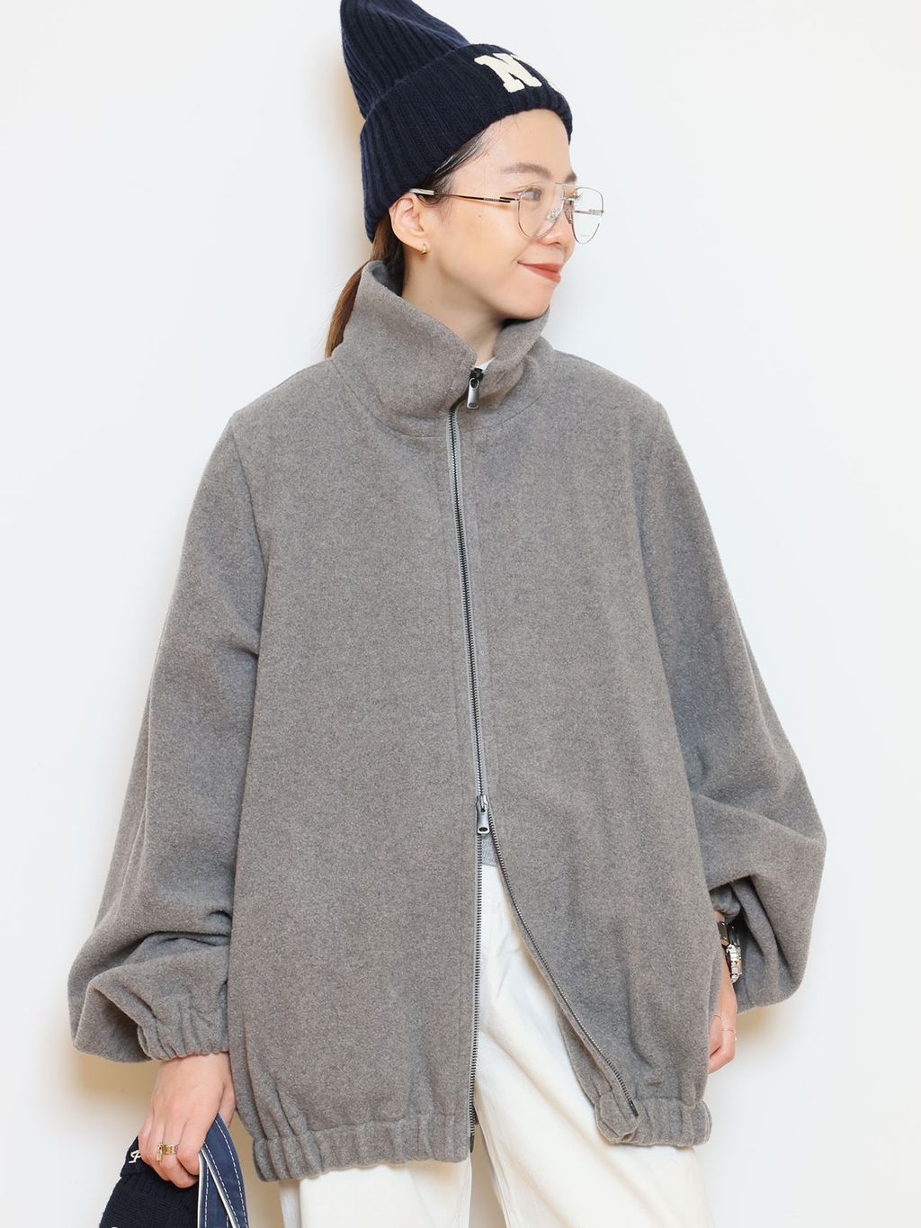 SEVEN ROOMS/セブンルームス】CASHMERE ブルゾンのコーディネート