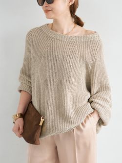 Lily Linen アゼ プルオーバーのコーディネートスナップ（MIZU